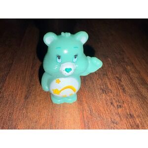 Care‎ Bears Wish Bear Vintage PVC Mini Figure Mint Green Shooting Star 3 Inch